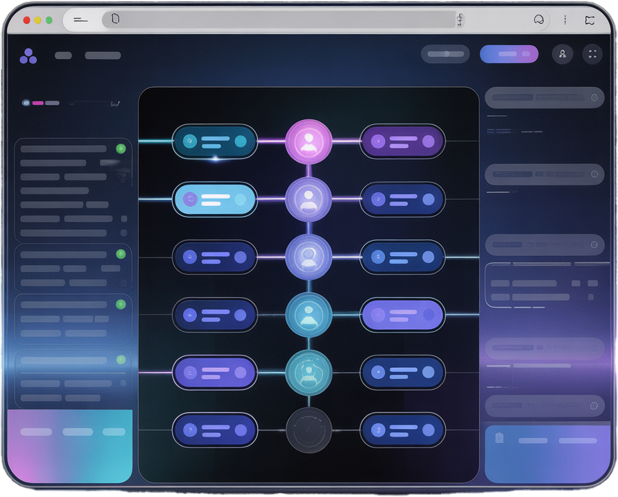 After hours answering service dashboard showing 24/7 AI receptionist call handling