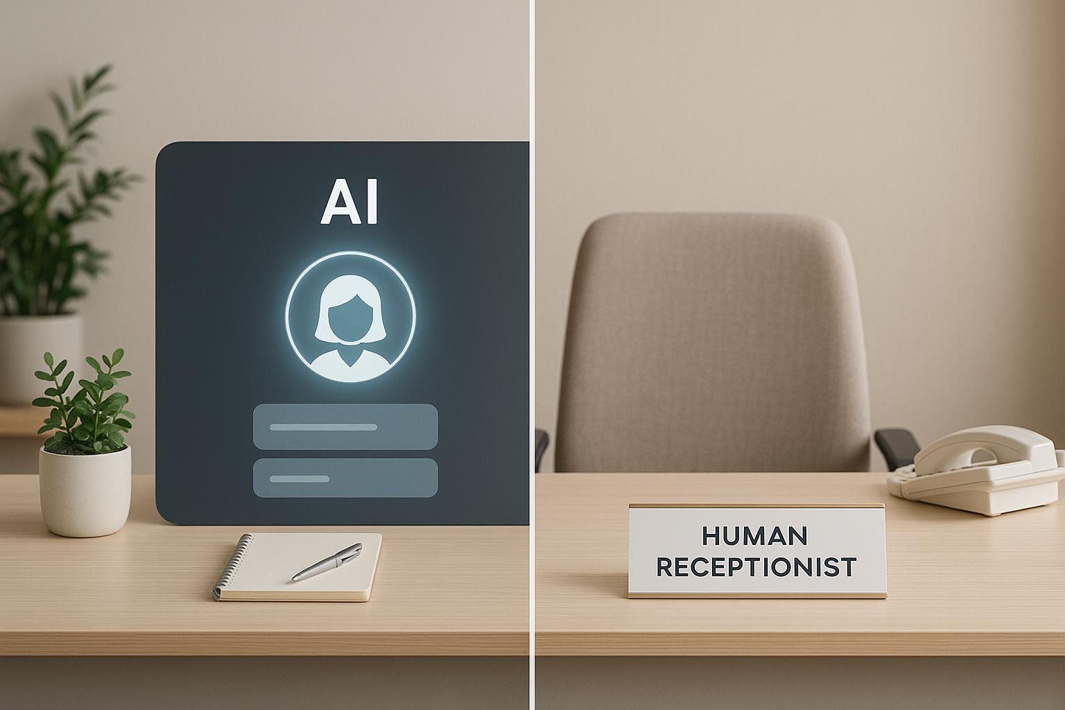 AI Receptionist vs Human Receptionist: Cost Breakdown