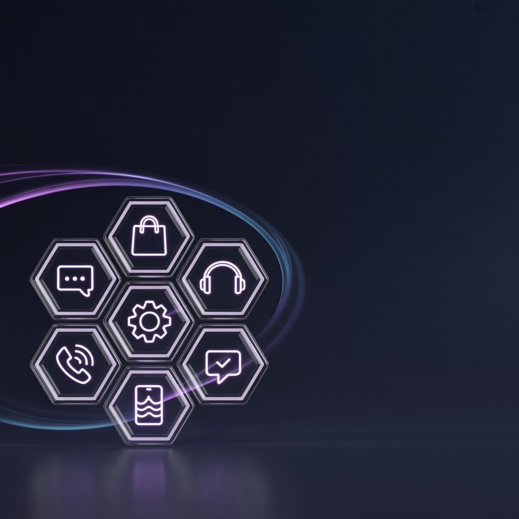 AI automation services for sales support ecommerce voice and messaging platforms