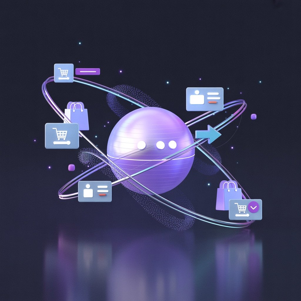 Ecommerce chatbot engaging online shoppers with personalized product recommendations 24/7