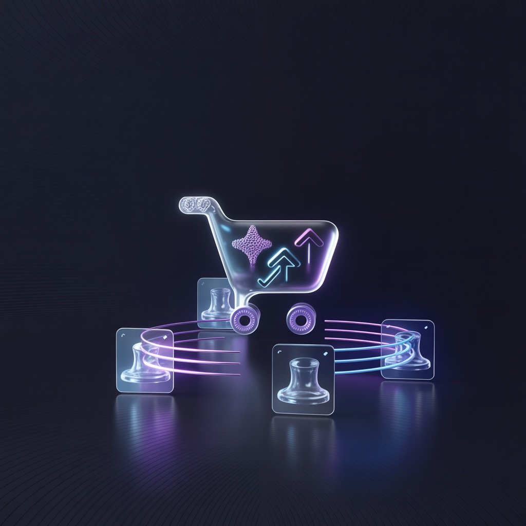 AI chatbot for ecommerce dashboard showing product recommendations and automated customer support